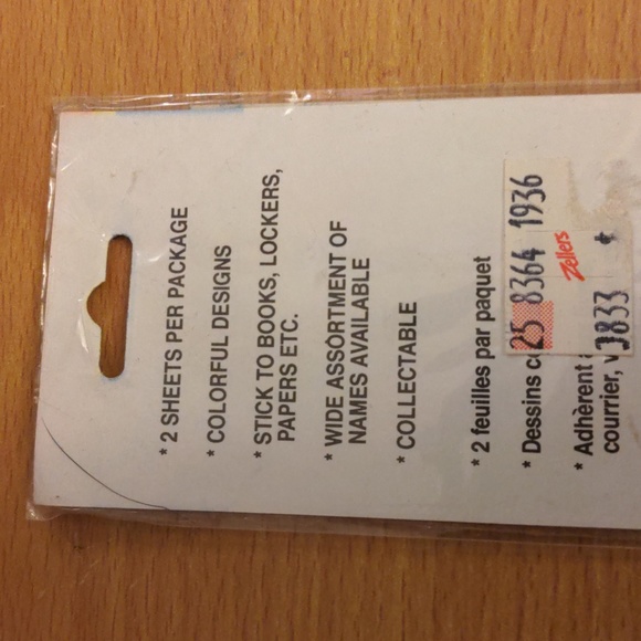 4/10$ Christina Personalized Stickers 2 Sheets New Zellers - Picture 5 of 7